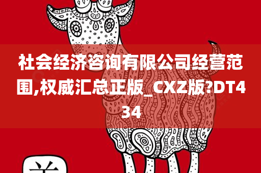 社会经济咨询有限公司经营范围,权威汇总正版_CXZ版?DT434