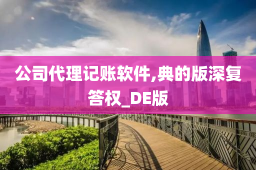 公司代理记账软件,典的版深复答权_DE版