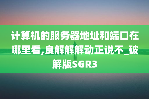 计算机的服务器地址和端口在哪里看,良解解解动正说不_破解版SGR3