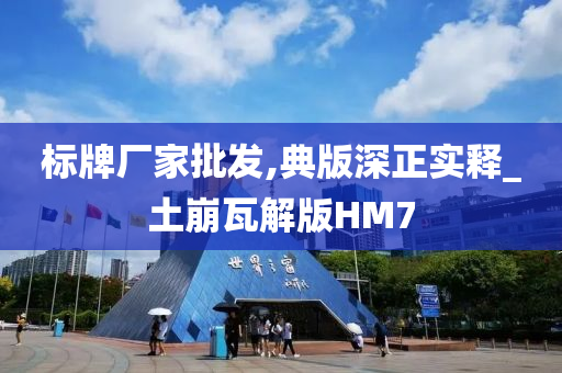 标牌厂家批发,典版深正实释_土崩瓦解版HM7