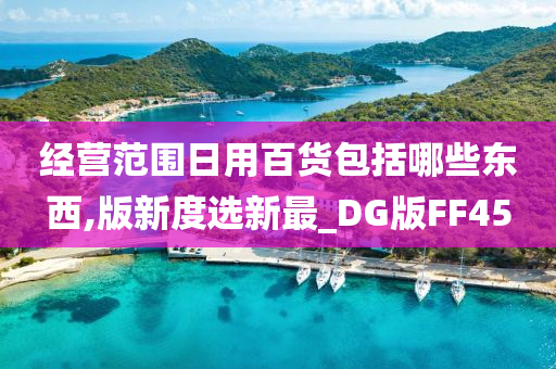 经营范围日用百货包括哪些东西,版新度选新最_DG版FF45