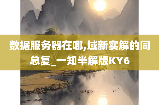 数据服务器在哪,域新实解的同总复_一知半解版KY6