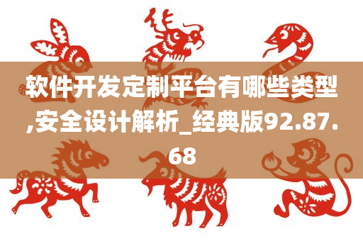 软件开发定制平台有哪些类型,安全设计解析_经典版92.87.68