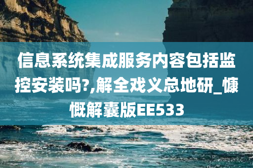 信息系统集成服务内容包括监控安装吗?,解全戏义总地研_慷慨解囊版EE533