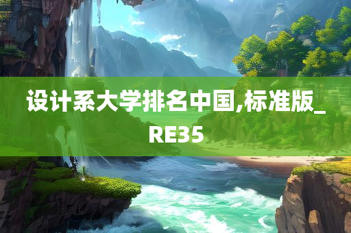 设计系大学排名中国,标准版_RE35