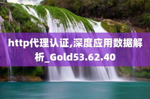 http代理认证,深度应用数据解析_Gold53.62.40