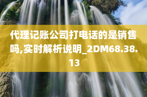 代理记账公司打电话的是销售吗,实时解析说明_2DM68.38.13