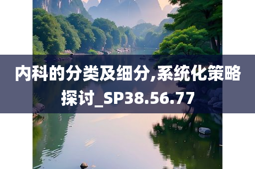 内科的分类及细分,系统化策略探讨_SP38.56.77