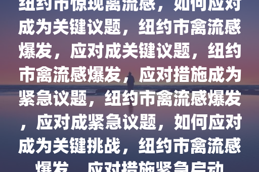 纽约市惊现禽流感，如何应对成为关键议题，纽约市禽流感爆发，应对成关键议题，纽约市禽流感爆发，应对措施成为紧急议题，纽约市禽流感爆发，应对成紧急议题，如何应对成为关键挑战，纽约市禽流感爆发，应对措施紧急启动