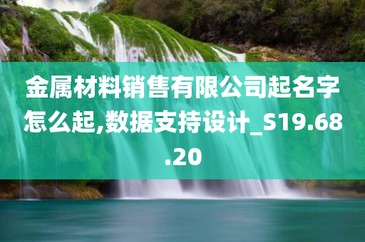 金属材料销售有限公司起名字怎么起,数据支持设计_S19.68.20