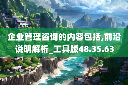 企业管理咨询的内容包括,前沿说明解析_工具版48.35.63