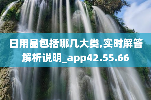 日用品包括哪几大类,实时解答解析说明_app42.55.66