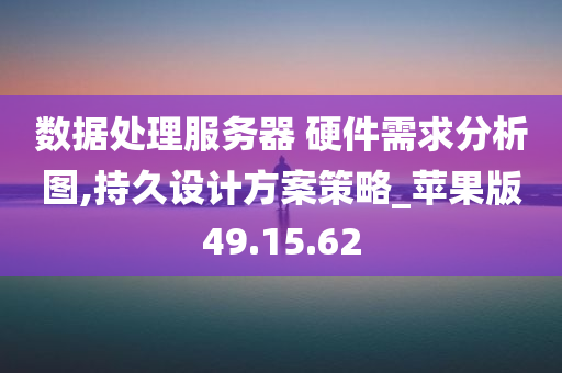 数据处理服务器 硬件需求分析图,持久设计方案策略_苹果版49.15.62