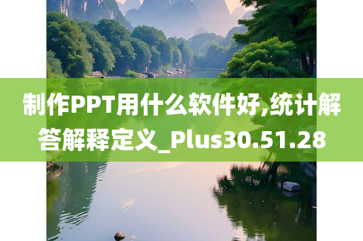 制作PPT用什么软件好,统计解答解释定义_Plus30.51.28