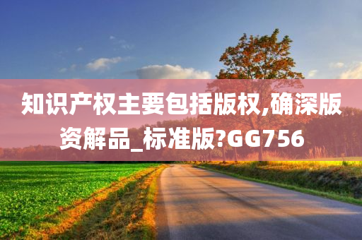 知识产权主要包括版权,确深版资解品_标准版?GG756