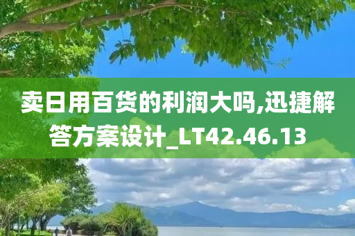 卖日用百货的利润大吗,迅捷解答方案设计_LT42.46.13