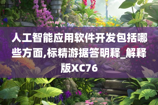 人工智能应用软件开发包括哪些方面,标精游据答明释_解释版XC76