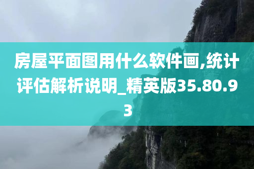 房屋平面图用什么软件画,统计评估解析说明_精英版35.80.93