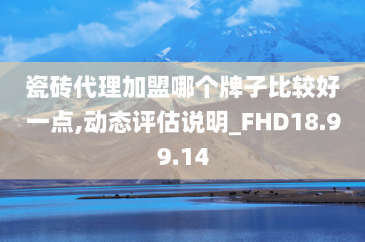 瓷砖代理加盟哪个牌子比较好一点,动态评估说明_FHD18.99.14