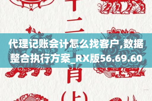 代理记账会计怎么找客户,数据整合执行方案_RX版56.69.60