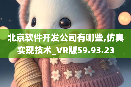 北京软件开发公司有哪些,仿真实现技术_VR版59.93.23