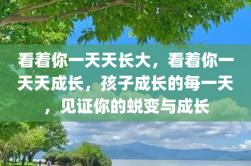 看着你一天天长大，看着你一天天成长，孩子成长的每一天，见证你的蜕变与成长