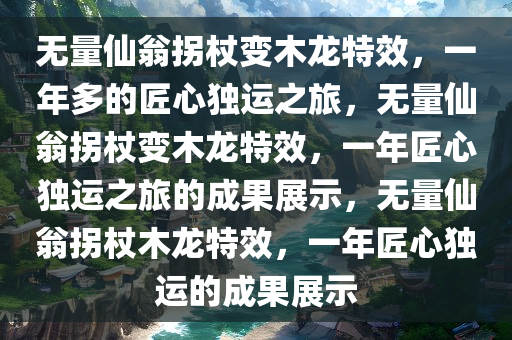 无量仙翁拐杖变木龙特效，一年多的匠心独运之旅，无量仙翁拐杖变木龙特效，一年匠心独运之旅的成果展示，无量仙翁拐杖木龙特效，一年匠心独运的成果展示