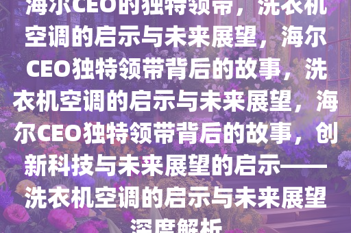 海尔CEO的独特领带，洗衣机空调的启示与未来展望，海尔CEO独特领带背后的故事，洗衣机空调的启示与未来展望，海尔CEO独特领带背后的故事，创新科技与未来展望的启示——洗衣机空调的启示与未来展望深度解析