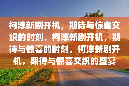 柯淳新剧开机，期待与惊喜交织的时刻，柯淳新剧开机，期待与惊喜的时刻，柯淳新剧开机，期待与惊喜交织的盛宴