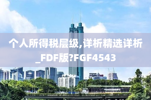 个人所得税层级,详析精选详析_FDF版?FGF4543