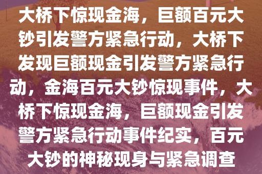 大桥下惊现金海，巨额百元大钞引发警方紧急行动，大桥下发现巨额现金引发警方紧急行动，金海百元大钞惊现事件，大桥下惊现金海，巨额现金引发警方紧急行动事件纪实，百元大钞的神秘现身与紧急调查