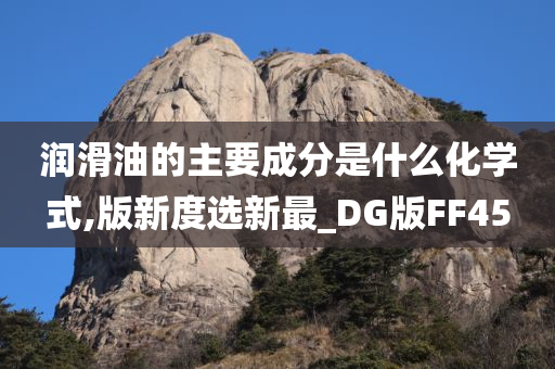 润滑油的主要成分是什么化学式,版新度选新最_DG版FF45