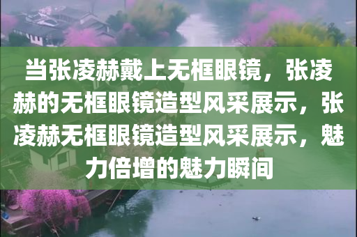 当张凌赫戴上无框眼镜，张凌赫的无框眼镜造型风采展示