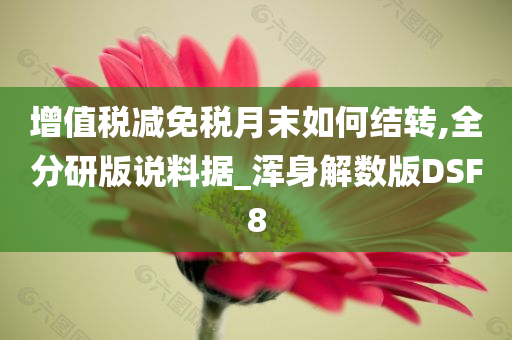 增值税减免税月末如何结转,全分研版说料据_浑身解数版DSF8