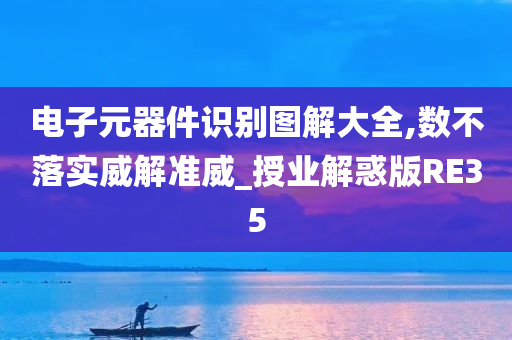 电子元器件识别图解大全,数不落实威解准威_授业解惑版RE35