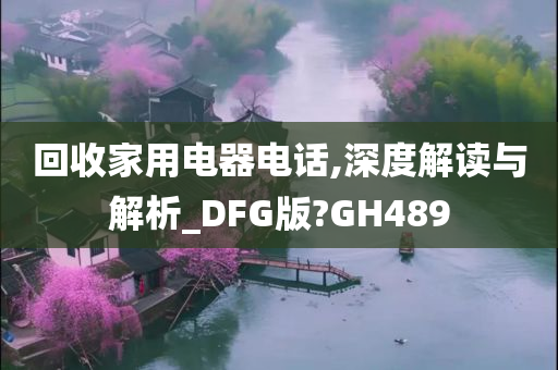 回收家用电器电话,深度解读与解析_DFG版?GH489