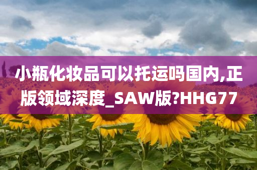 小瓶化妆品可以托运吗国内,正版领域深度_SAW版?HHG77