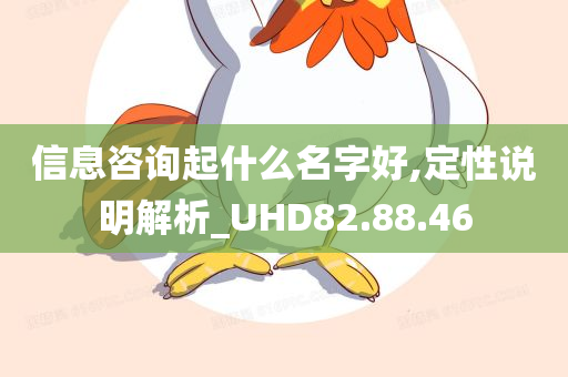 信息咨询起什么名字好,定性说明解析_UHD82.88.46