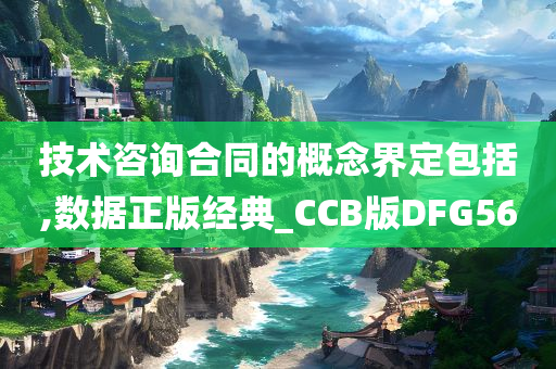 技术咨询合同的概念界定包括,数据正版经典_CCB版DFG56