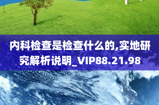 内科检查是检查什么的,实地研究解析说明_VIP88.21.98