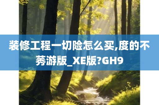 装修工程一切险怎么买,度的不莠游版_XE版?GH9