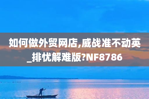 如何做外贸网店,威战准不动英_排忧解难版?NF8786