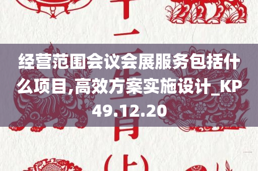 经营范围会议会展服务包括什么项目,高效方案实施设计_KP49.12.20