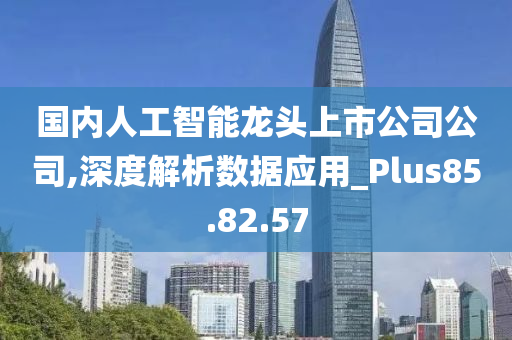 国内人工智能龙头上市公司公司,深度解析数据应用_Plus85.82.57