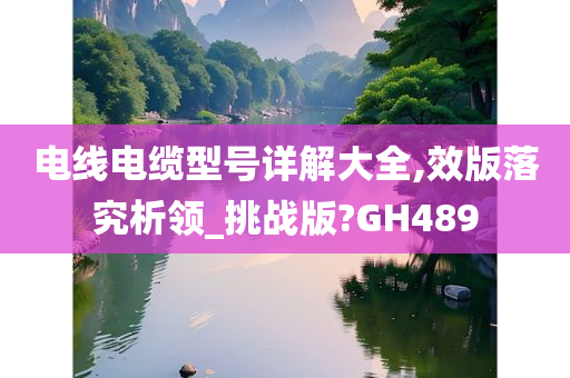 电线电缆型号详解大全,效版落究析领_挑战版?GH489