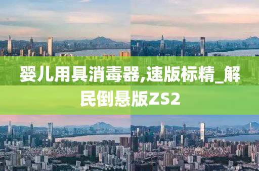 婴儿用具消毒器,速版标精_解民倒悬版ZS2