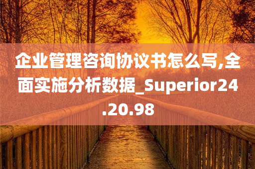 企业管理咨询协议书怎么写,全面实施分析数据_Superior24.20.98