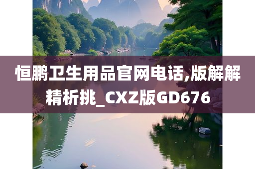 恒鹏卫生用品官网电话,版解解精析挑_CXZ版GD676