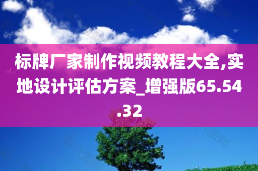 标牌厂家制作视频教程大全,实地设计评估方案_增强版65.54.32