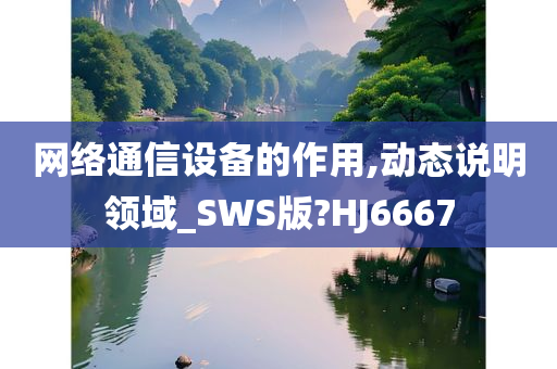 网络通信设备的作用,动态说明领域_SWS版?HJ6667